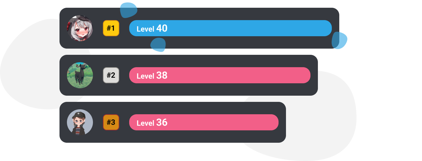 an image showing you the leaderboard system